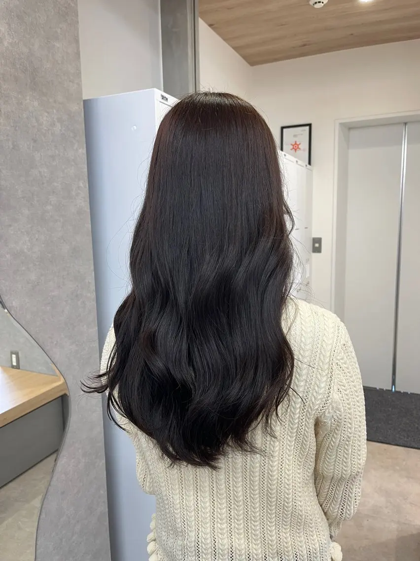 ロング カット ヘアカラー トリートメント BASSA立川🌱 Bitouのヘアスタイル