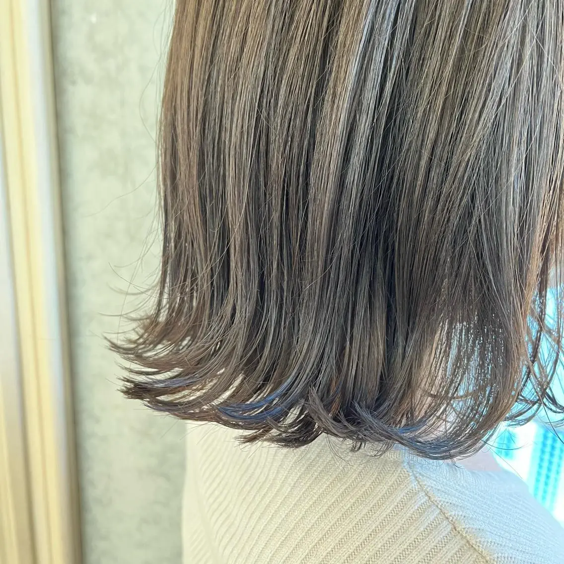 ミディアム カット ヘアカラー トリートメント サソウ ユリエ🥥のヘアスタイル