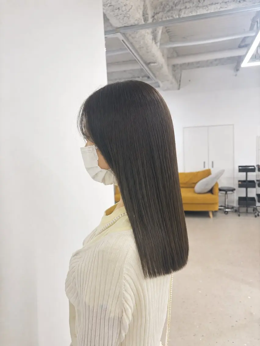 カラー ヘアカラー 松本 ゆらのヘアスタイル
