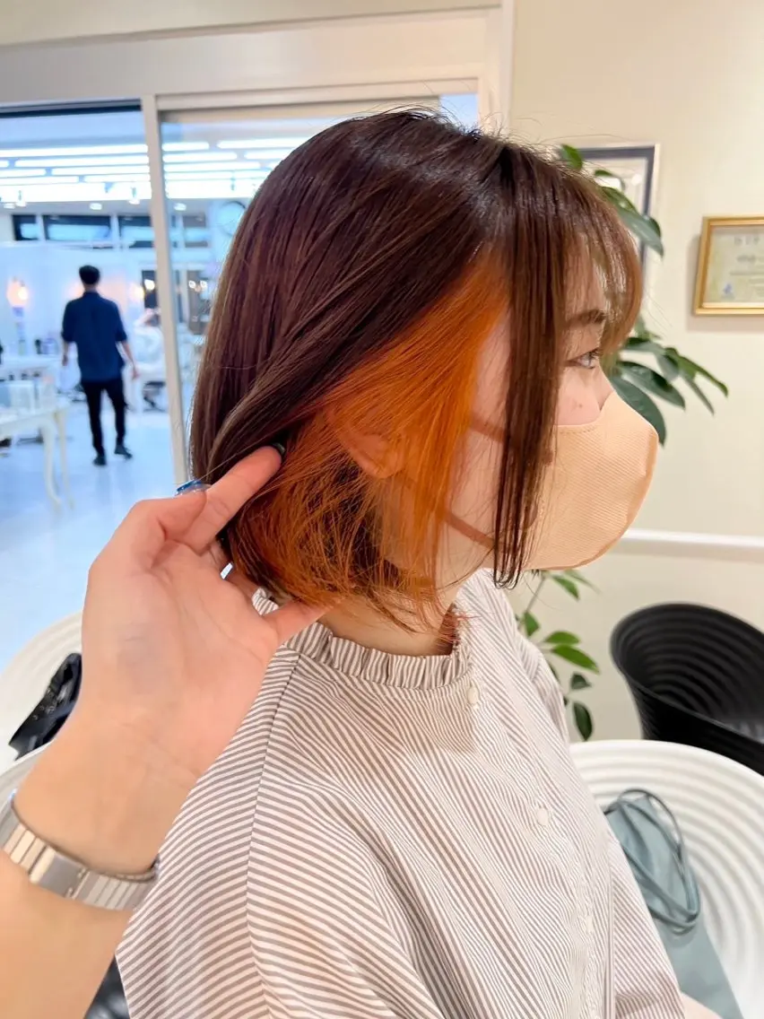 ミディアム 成瀬 葵のヘアスタイル