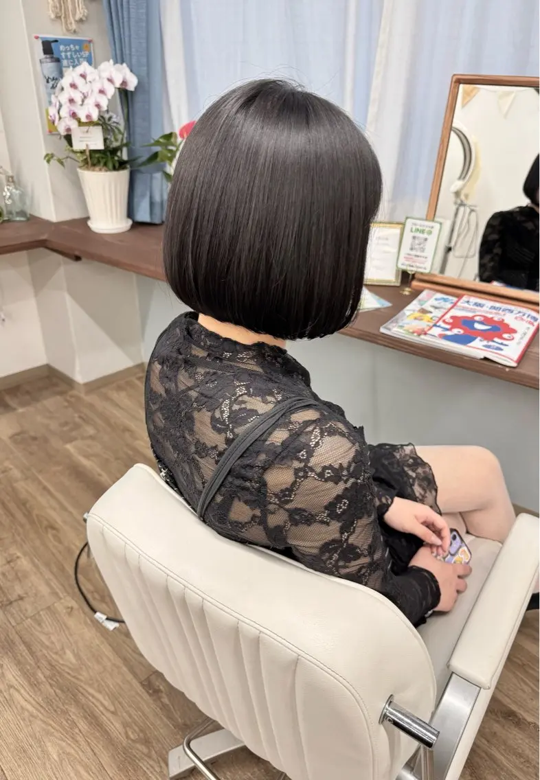 ミディアム ボブ bloom Cielのヘアスタイル