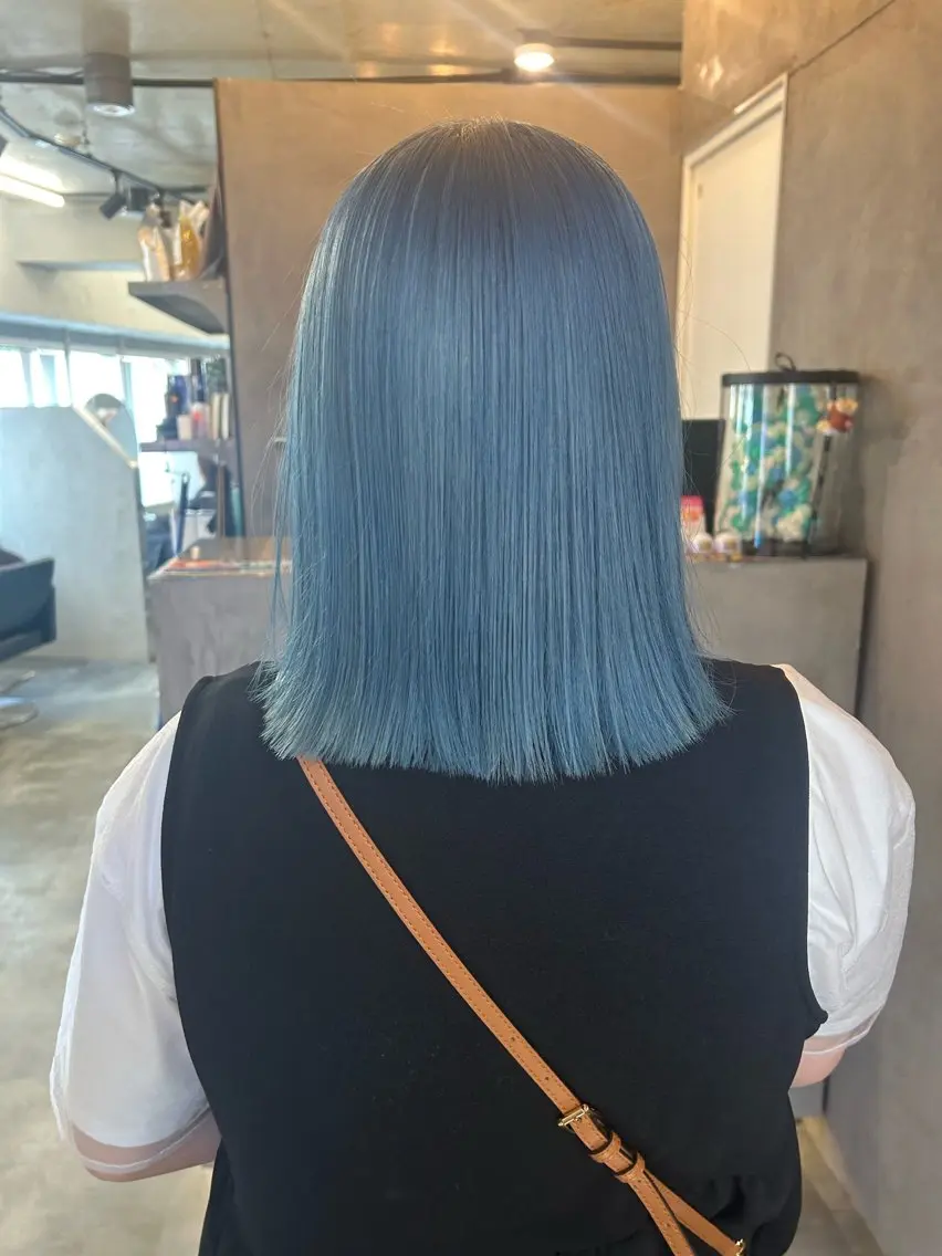 セミロング カラー カット ヘアカラー トリートメント Haru/THREE …by velvetのヘアスタイル