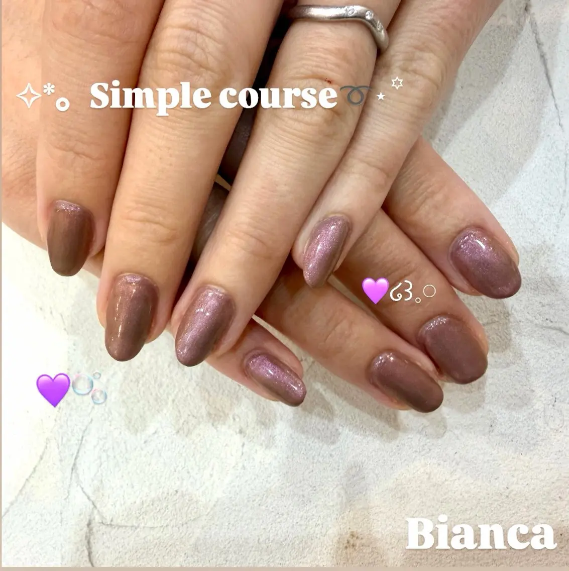 ネイル キラキラネイル Bianca✮* 阿佐ヶ谷✮*RIOのネイルデザイン