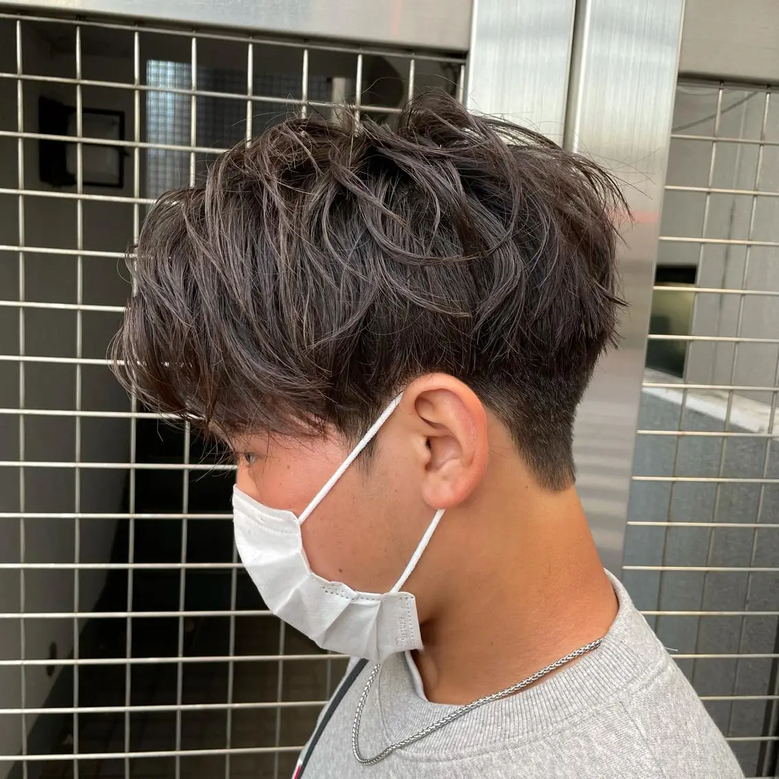 ショート メンズ カット 【メンズ縮毛矯正】 田中秀斗のヘアスタイル