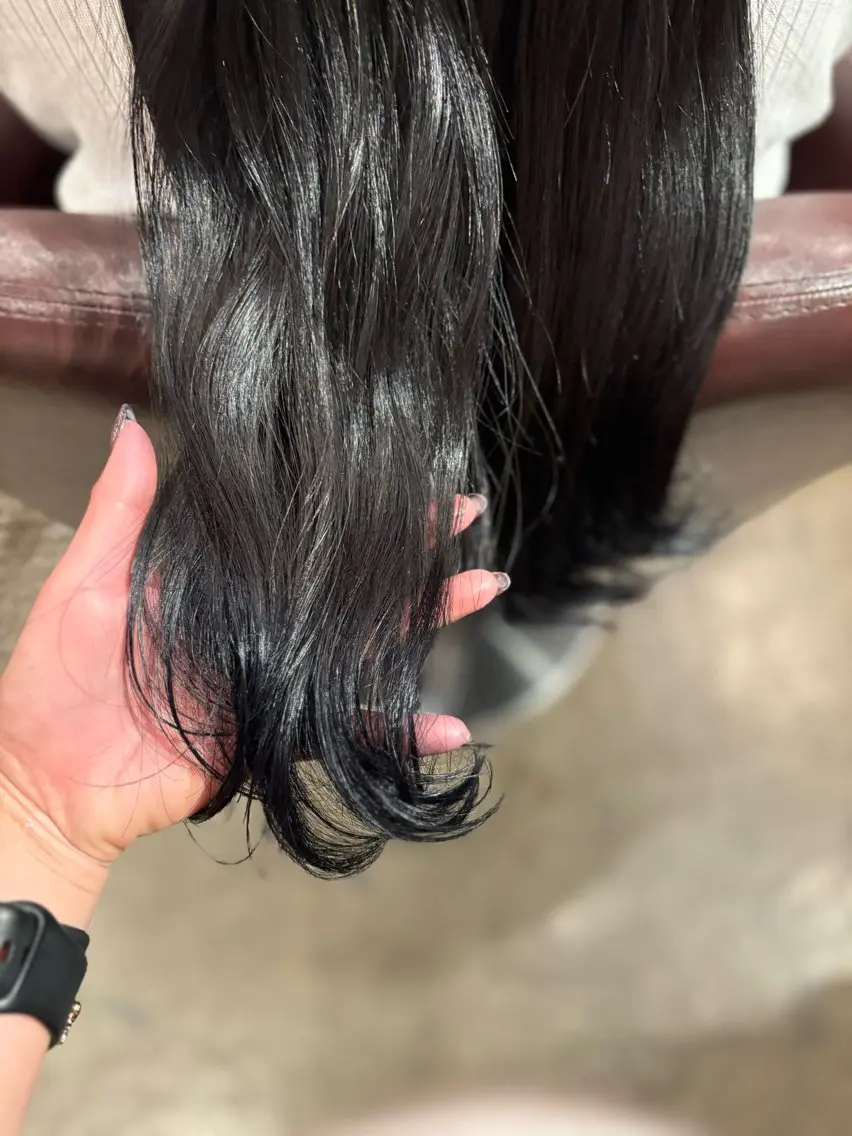 ロング カラー 髪質改善カラー ベージュ🤎YUMEのヘアスタイル