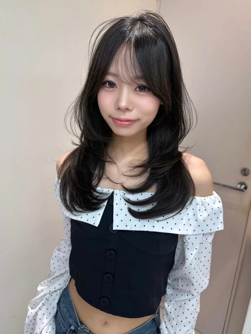 ロング カラー ヘアカラー トリートメント 《髪質改善✖️オリー ブ🧸》小嶋拓也のヘアスタイル