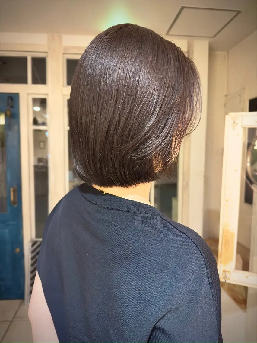 ミディアム カラー グレージュ モカグレージュ カット ヘアカラー kai🐇似合わせ レイヤーカットのヘアスタイル