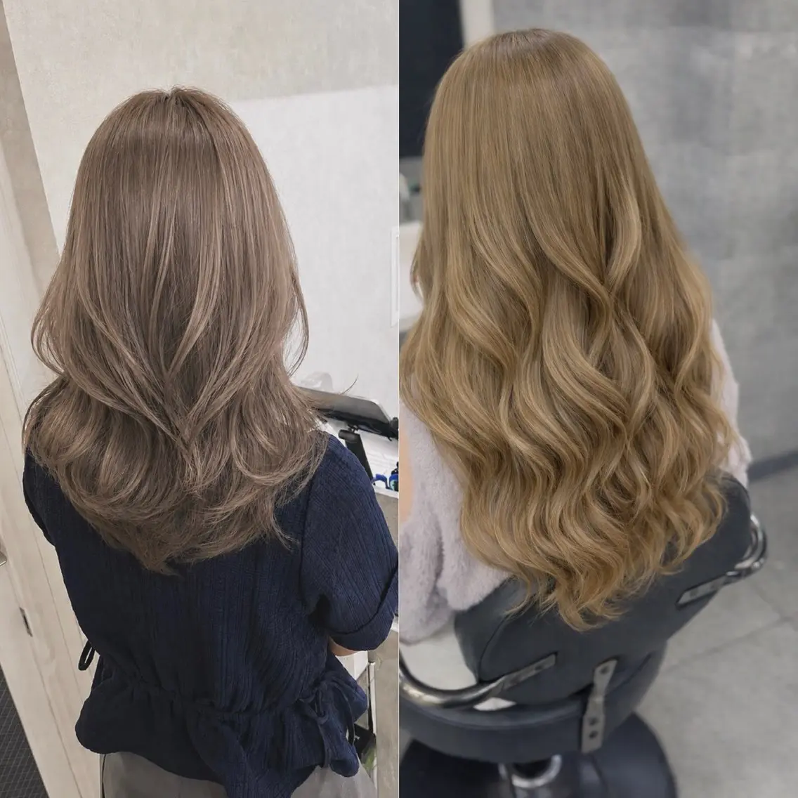 ロング カラー 🩵新宿ダブルカラー 🩵エクステのヘアスタイル