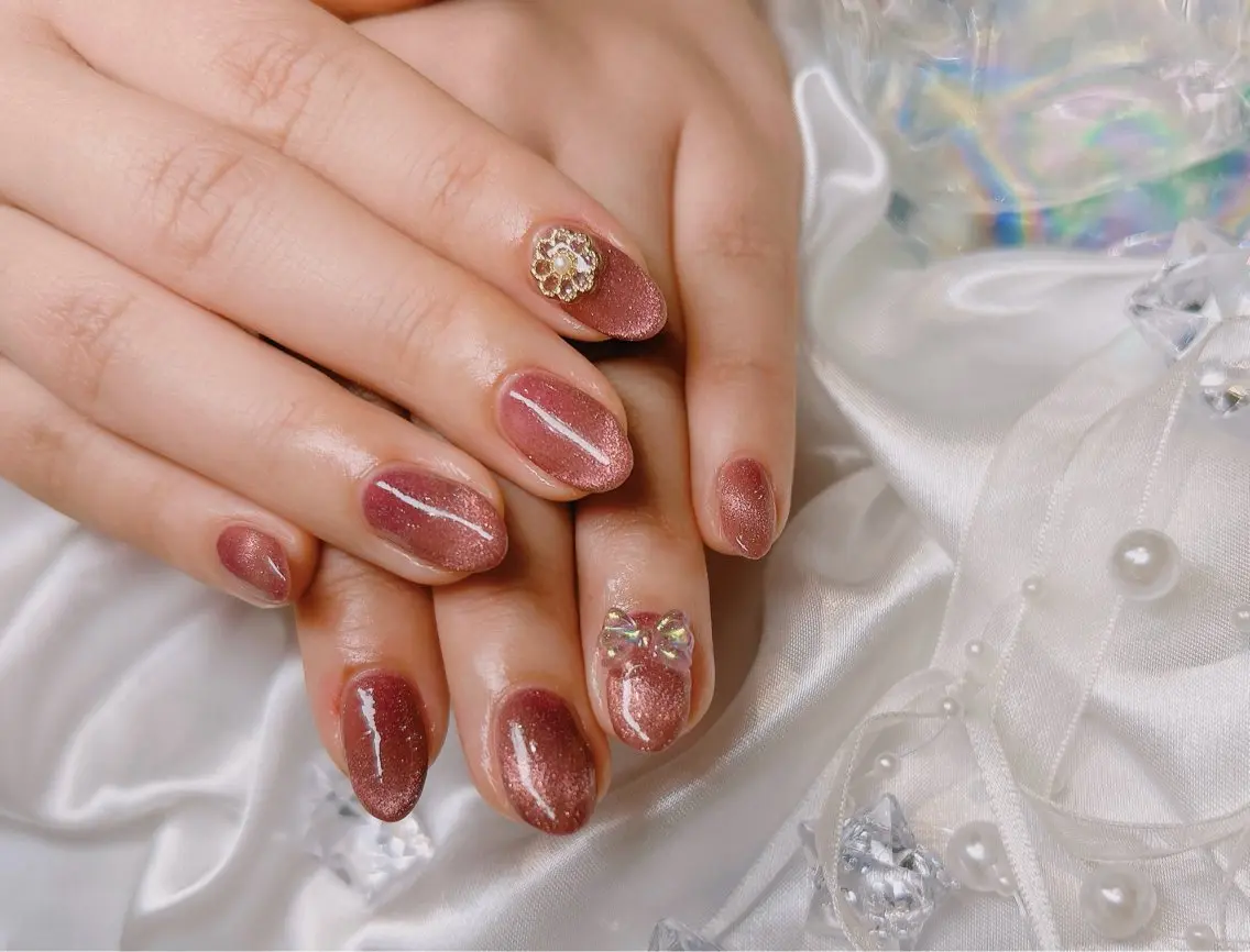 ネイル ピンク ハンドネイル junna 金山.東別院.上前津のネイルデザイン