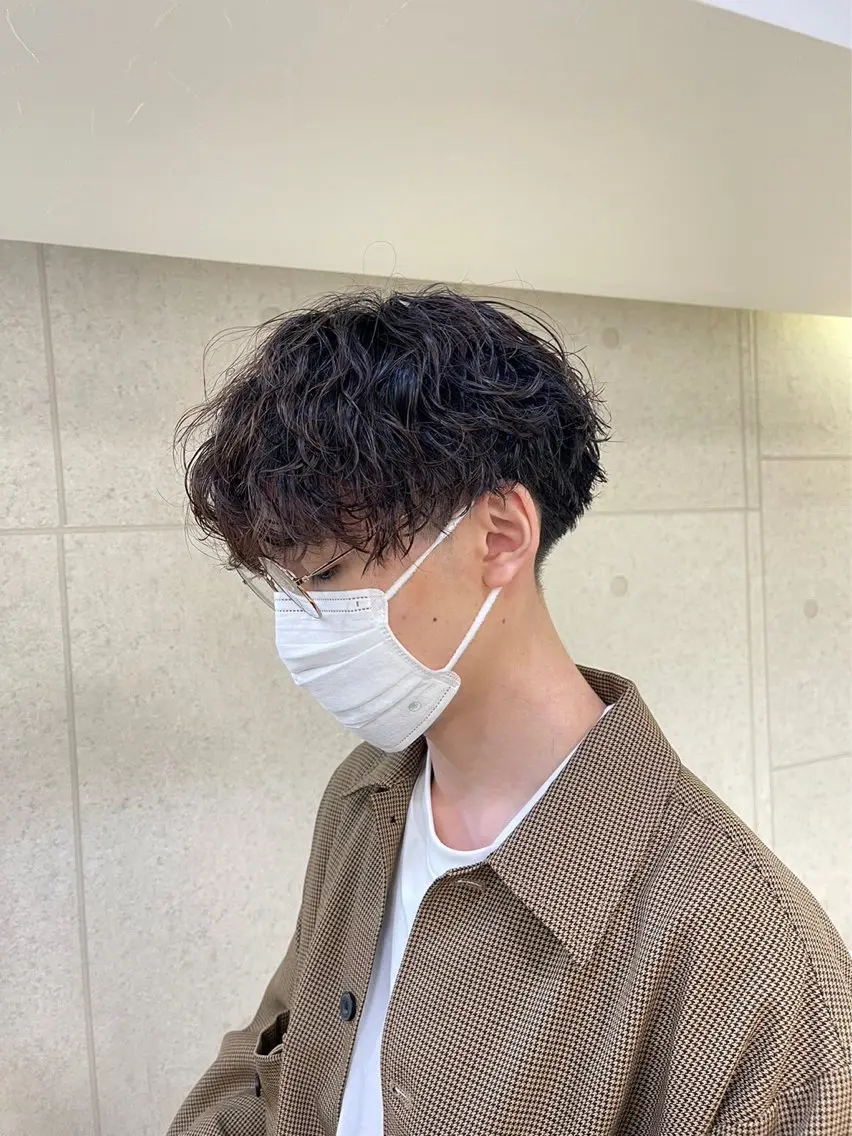 ショート パーマ メンズ XANADU上野店 🐼ﾖｺﾊｼのヘアスタイル