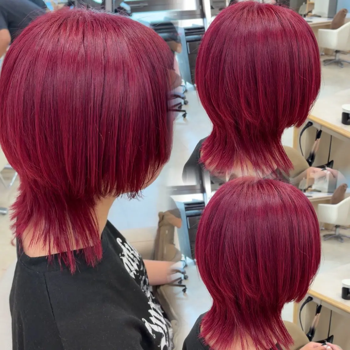 ミディアム カラー ヘアカラー トリートメント 暖色/ブリーチカラー 🎀 M i k uのヘアスタイル