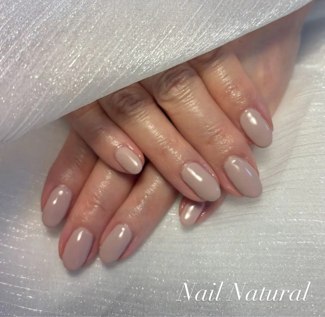 ネイル オフィスネイル ワンカラーネイル ハンドネイル Nail salon Natulalのネイルデザイン