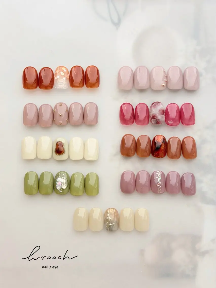 ネイル ハンドネイル BRooCH 市川かおりのネイルデザイン
