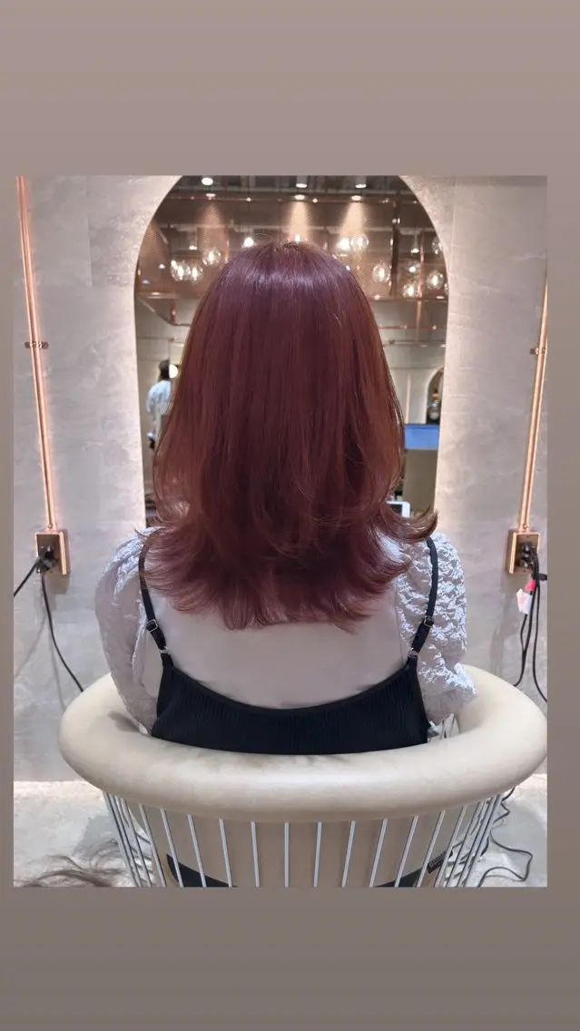 ミディアム レイヤーカット ハッシュカット/韓国 レイヤー/カハナのヘアスタイル