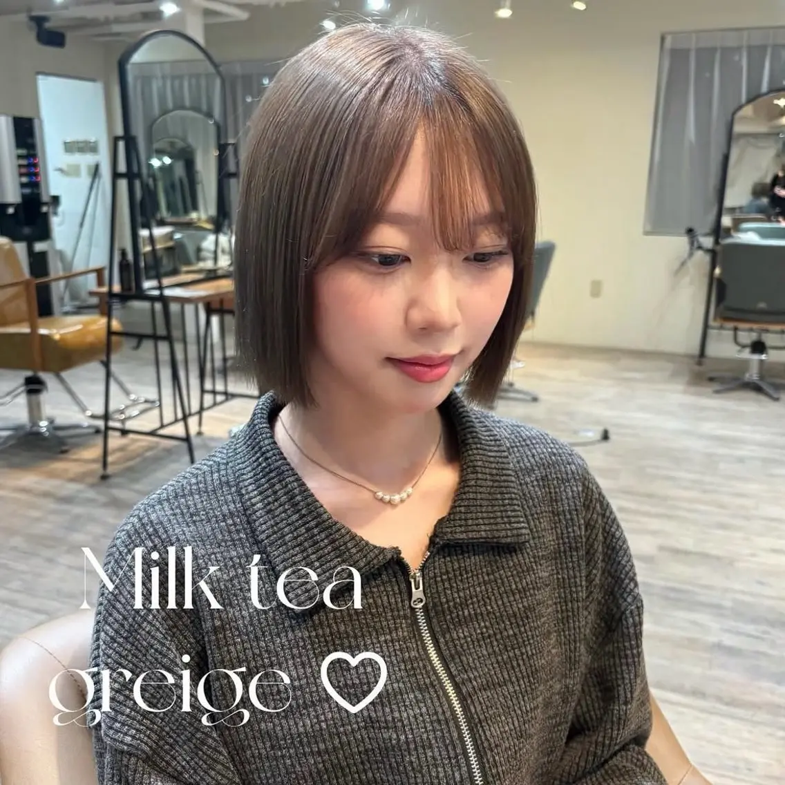 ショート カラー ヘアカラー トリートメント Aoi 🎀 Ly hairのヘアスタイル