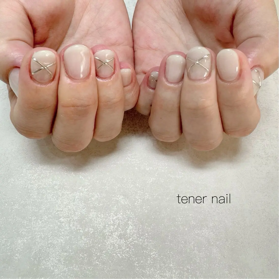 ネイル アートネイル ミラーネイル ハンドネイル テネルネイル tener nailのネイルデザイン