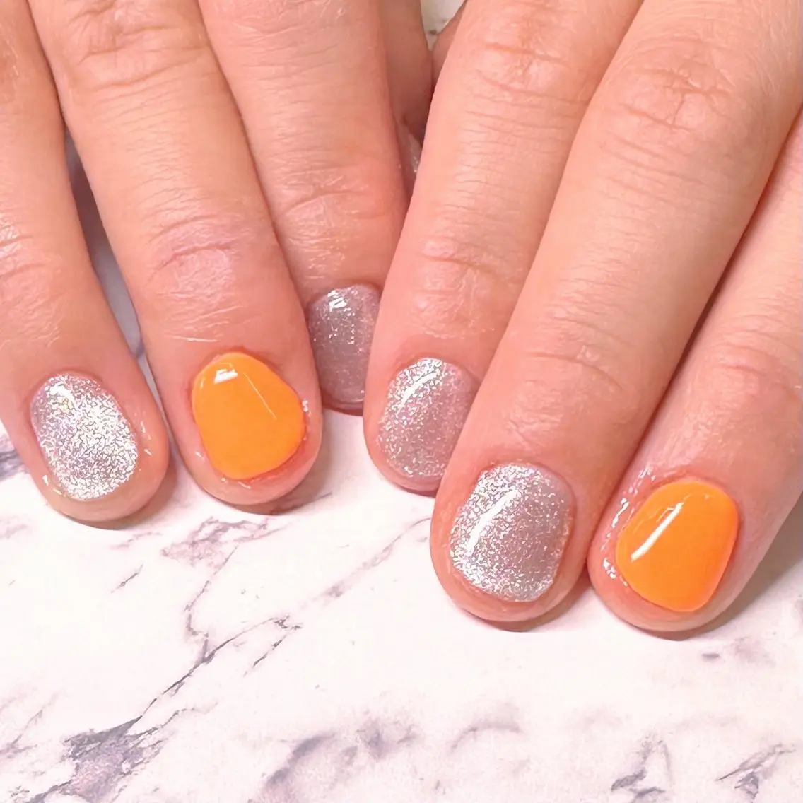 ネイル ハンドネイル I_p4ce 🍊あい🍊のネイルデザイン