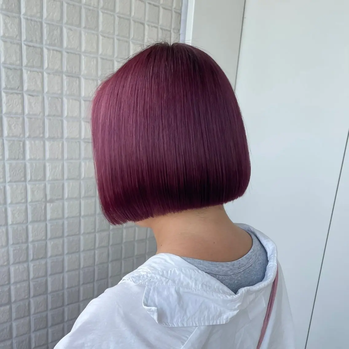 カラー ラベンダーカラー ピンクカラー ピンクラベンダー 銀座：似合わせカラー オリーブ🫒アレンジのヘアスタイル
