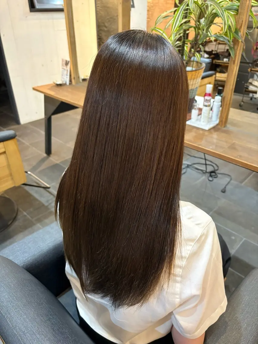 ～憧れの艶髪へ🍃～毎月3名様限定‼️髪質改善縮毛矯正￥41800→￥9900の写真