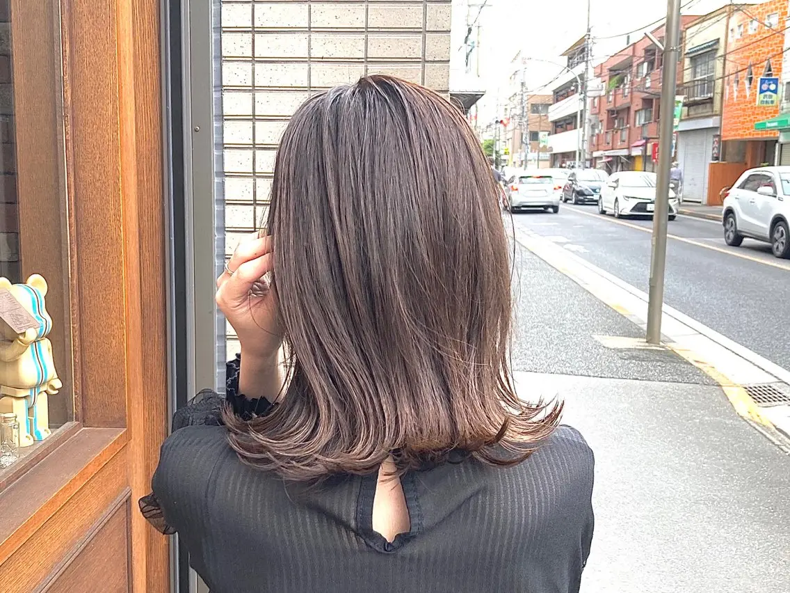 【光まとまりツヤ髪💎✨】カット＋透明感カラー＋トリートメントの写真