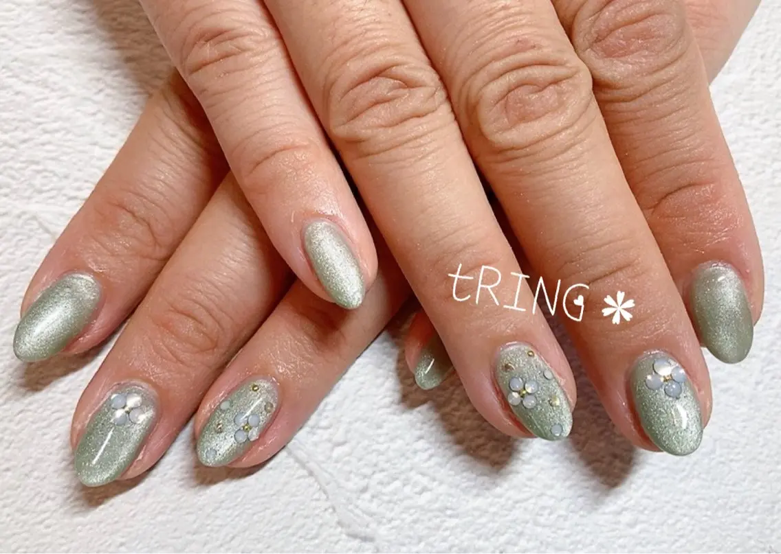 ネイル ハンドネイル tRING＊ しいの木台のネイルデザイン