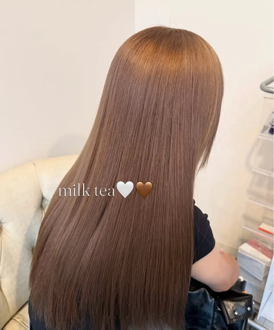 ロング カラー ヘアカラー 🫧透明感&暖色系 color/沙綾🧸のヘアスタイル