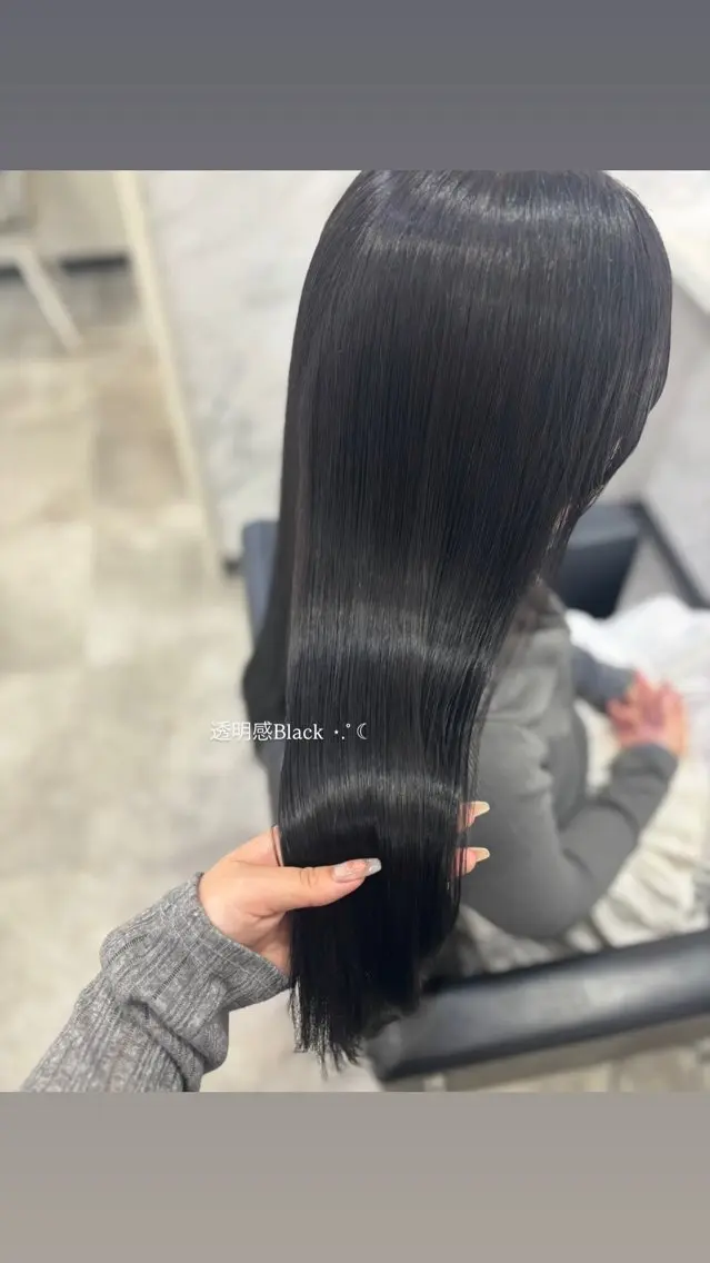 カラー 透明感カラー ヘアカラー 🫧ララモアナ nanatsu🫧のヘアスタイル