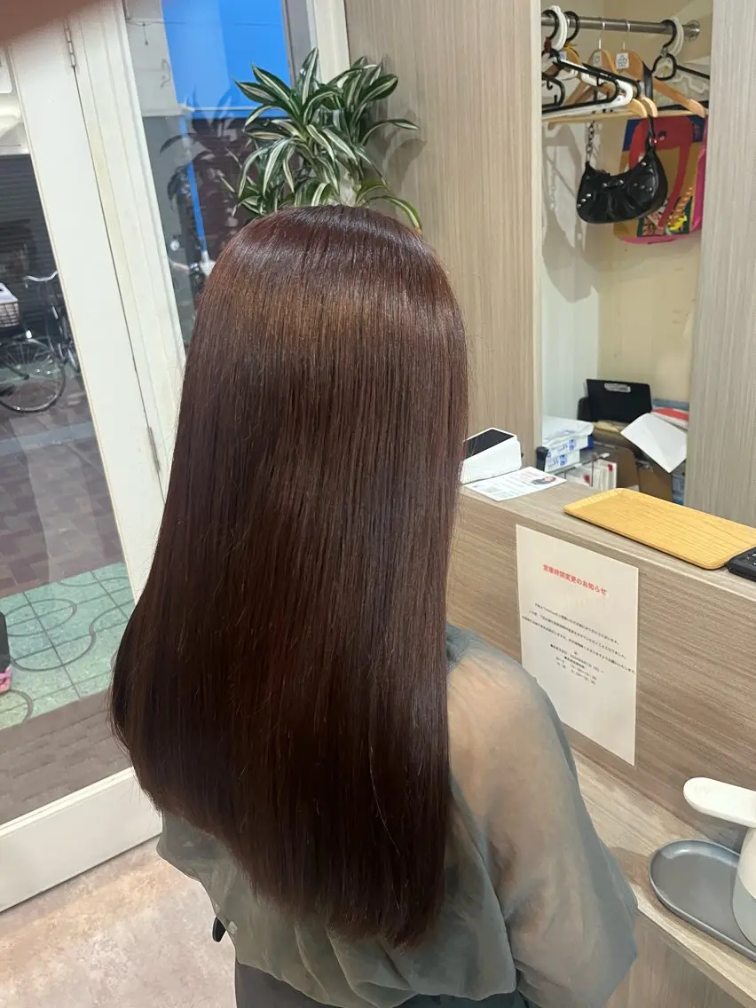 カラー ヘアカラー トリートメント 艶髪🥣透明感カラー 🫧前田奈津実のヘアスタイル