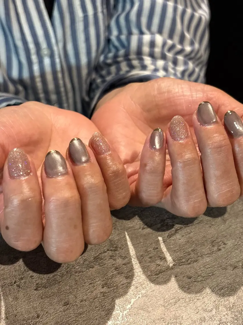 ネイル ニュアンスネイル private HUE.kのネイルデザイン