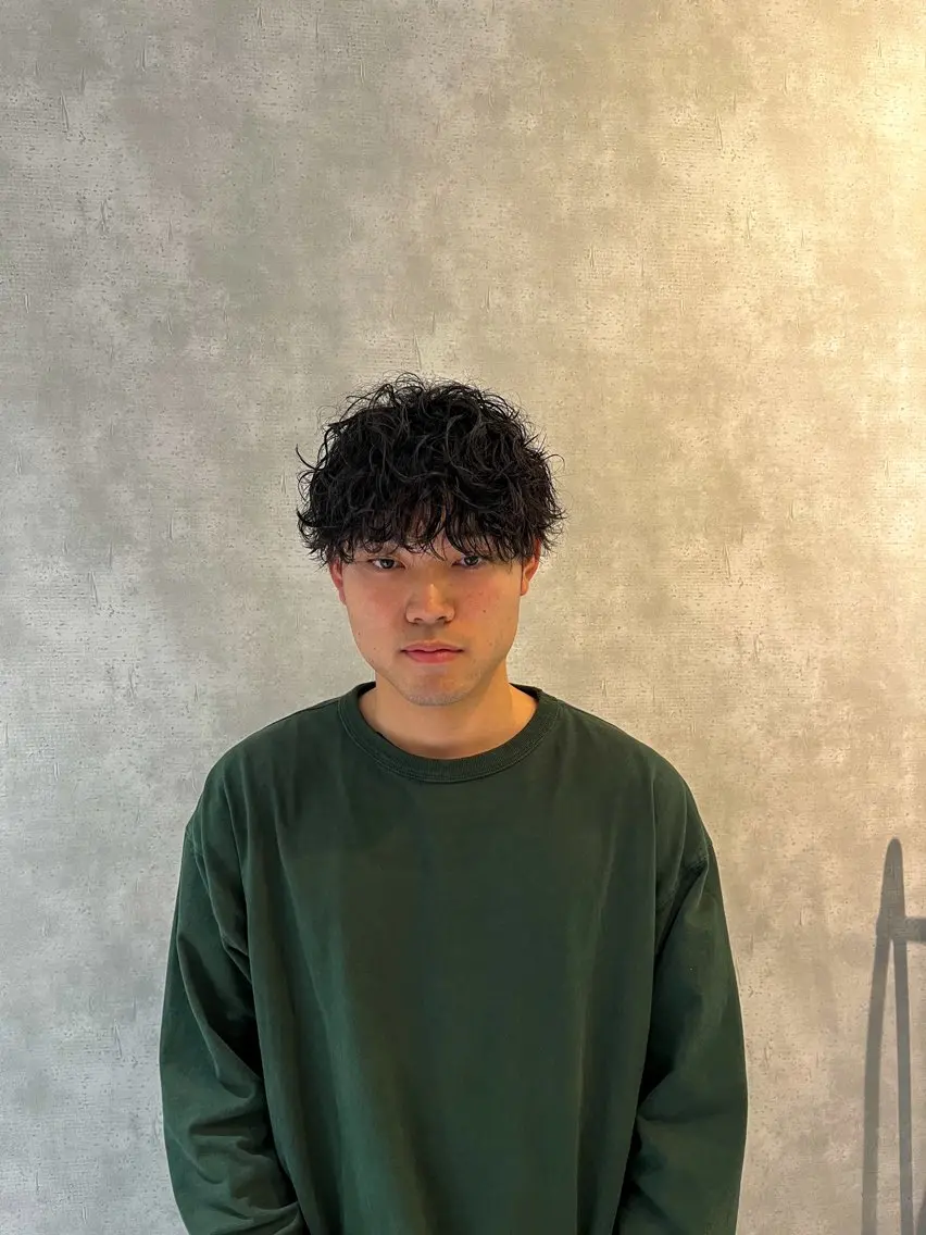 ミディアム パーマ メンズ パーマが得意な【最高 悠斗】のヘアスタイル