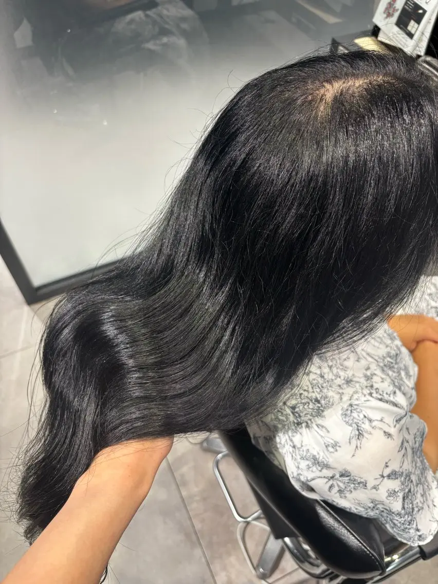 ロング ヘアカラー nana /銀座/透明感カラーのヘアスタイル