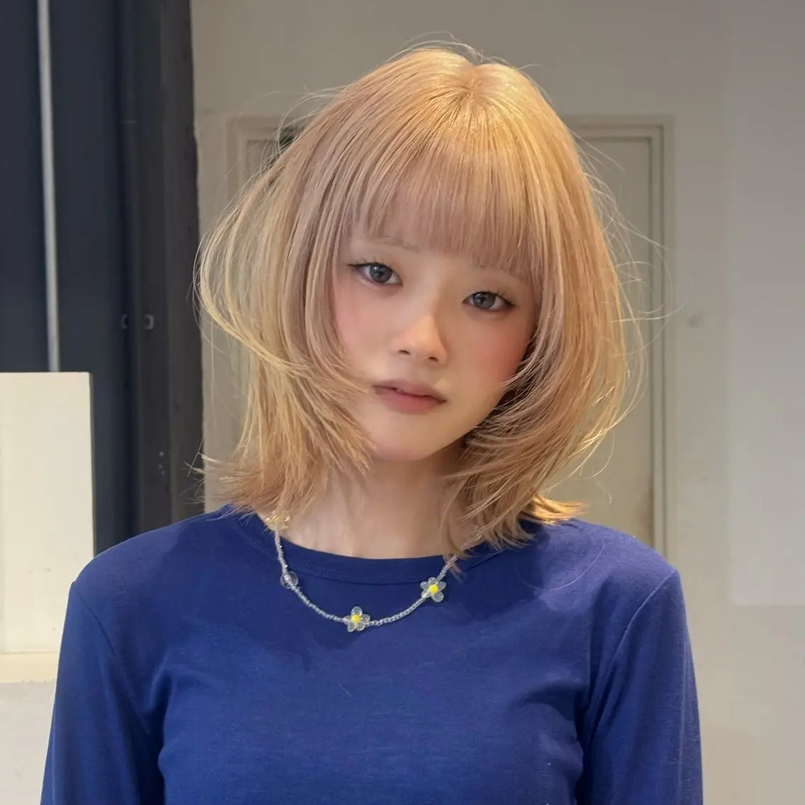 ショート カラー カット ヘアカラー ハイトーン×レイヤー /RINのヘアスタイル