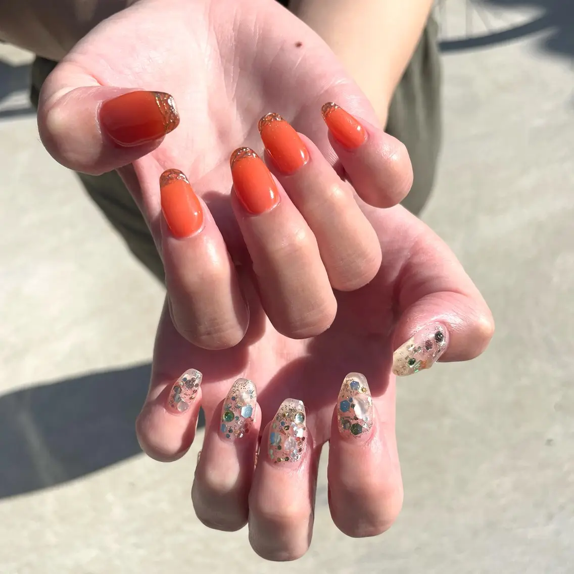 ネイル ハンドネイル Sea  nail by emaのネイルデザイン