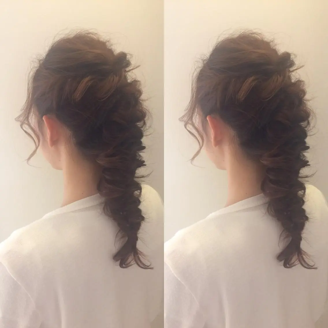 セミロング ロング カラー パーマ ヘアアレンジ 内藤 達也のヘアスタイル