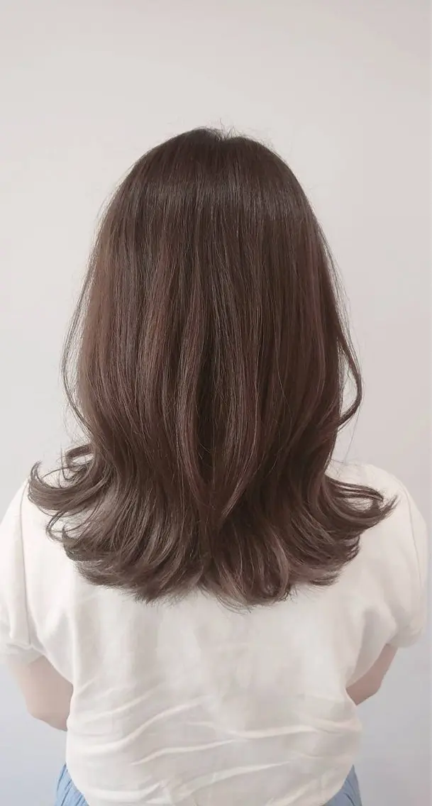 ミディアム くびれヘア カット ヘアカラー トリートメント mairo【船橋】 /あいのヘアスタイル
