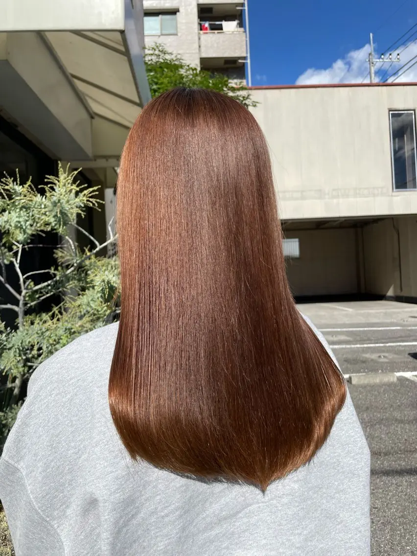 ナチュラルストレートの写真