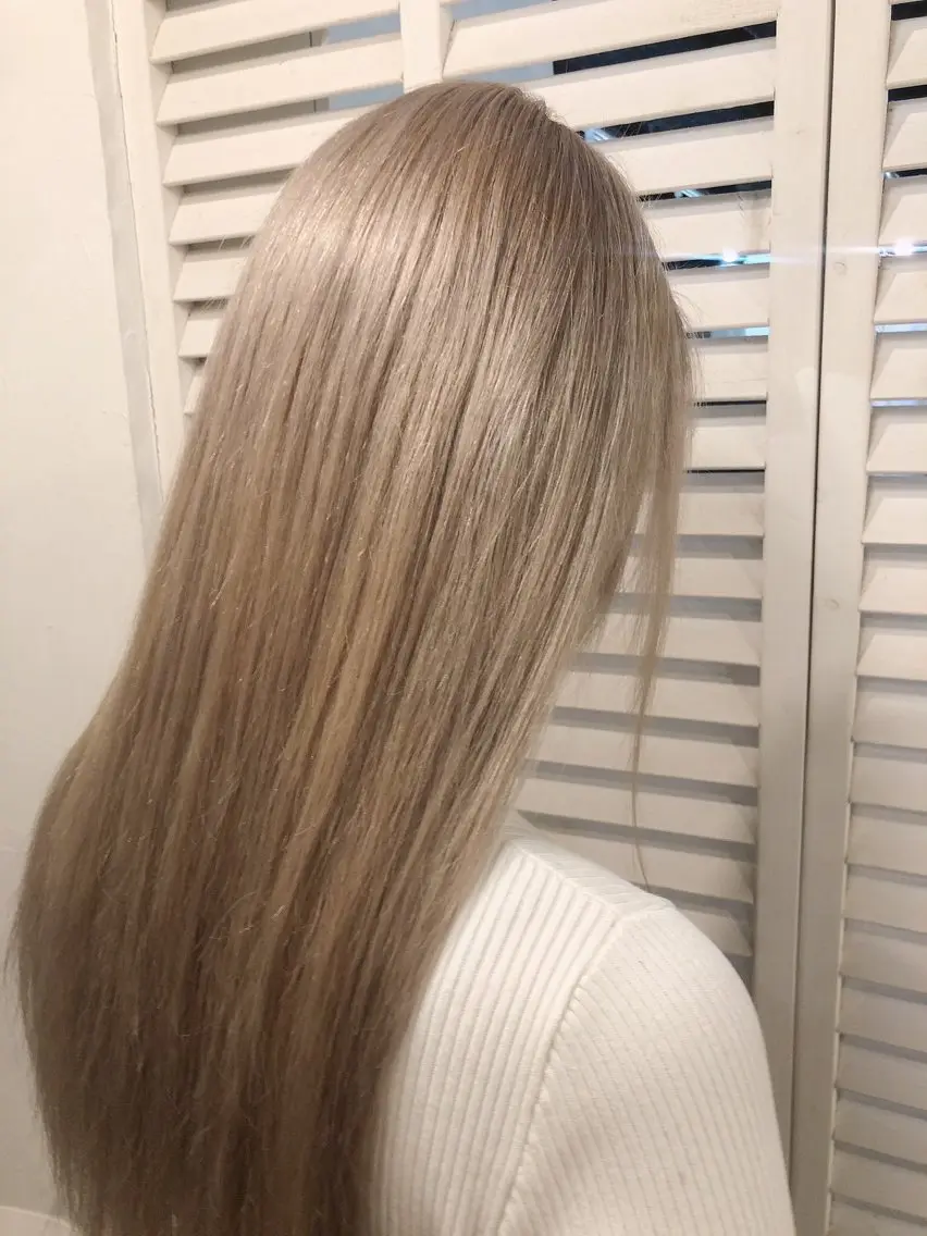 セミロング カラー ブリーチ ダブルカラー 【メンズカット】 澤下瑛一のヘアスタイル