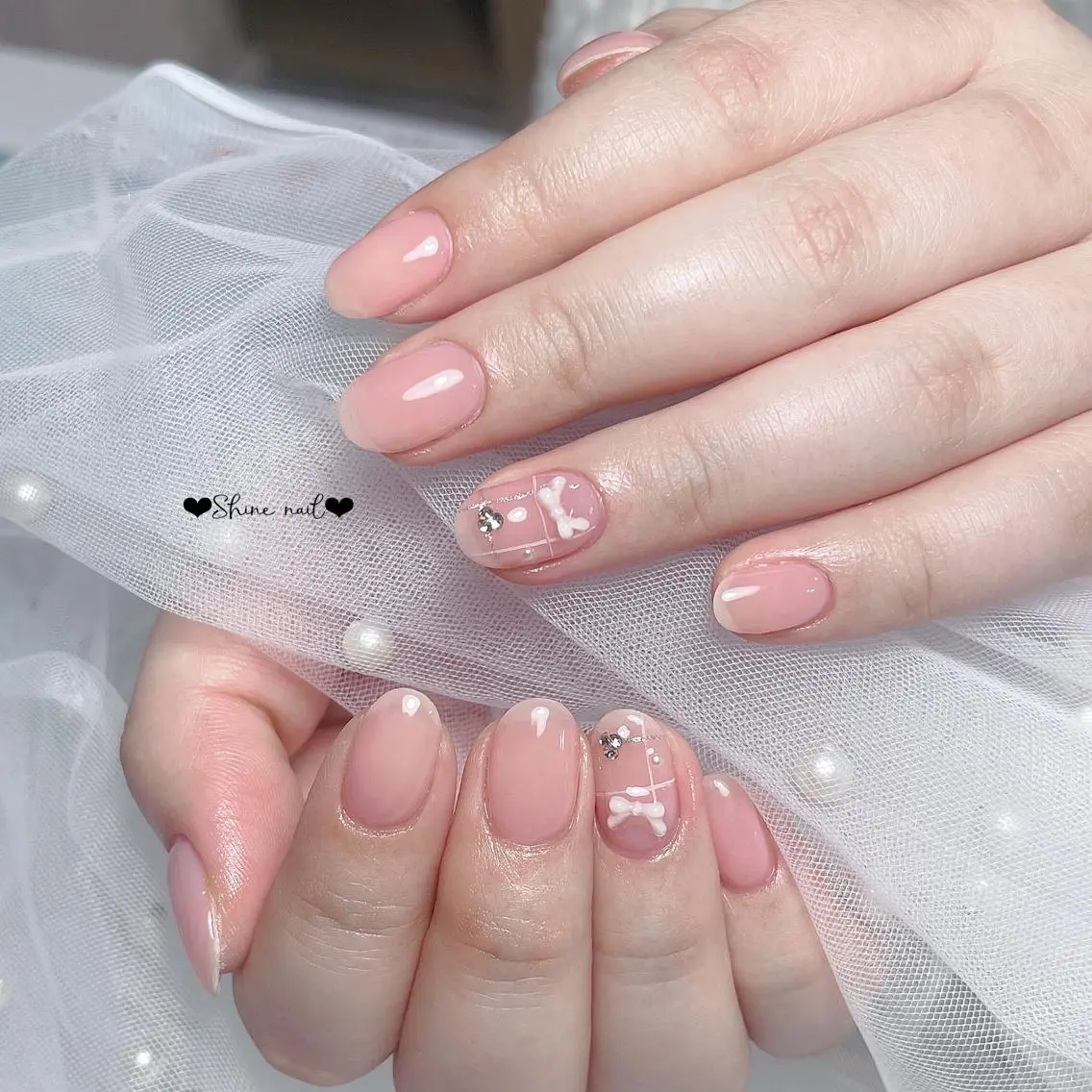 ネイル サイナネイル🎀 長さ出し専門店のネイルデザイン