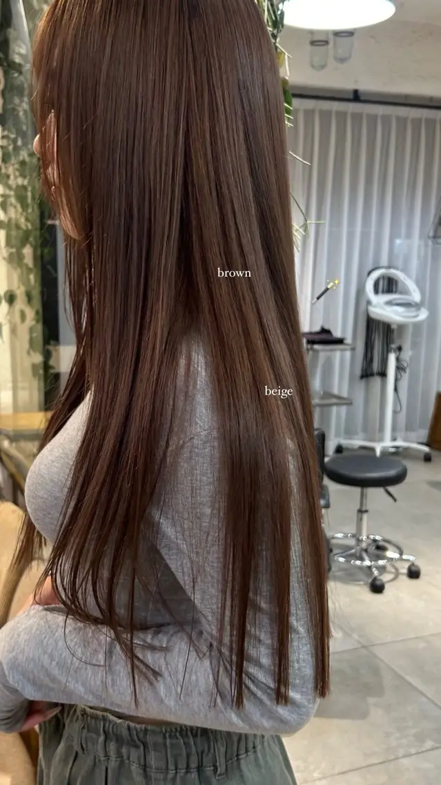 ロング カラー カット ヘアカラー ❕マンツーマン施術❕ 🍊Moemiのヘアスタイル