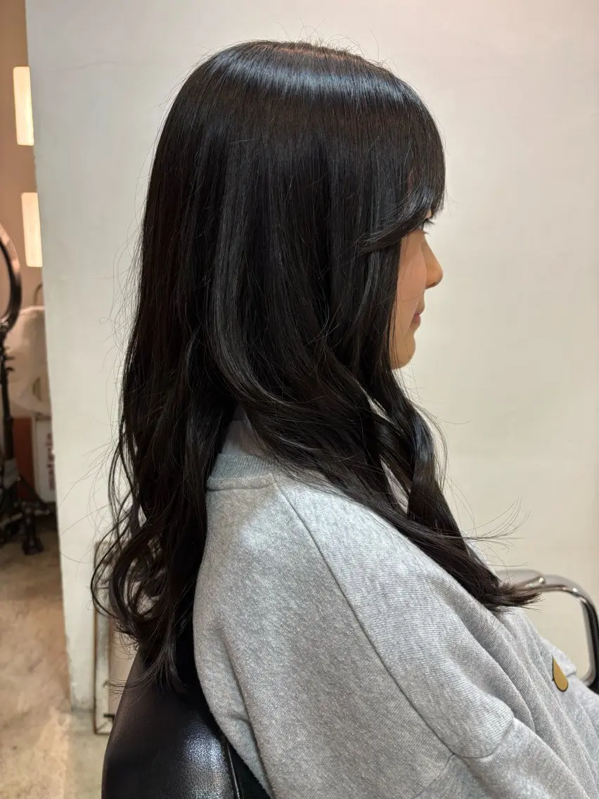 ロング ロング カット イナイ ハルカのヘアスタイル