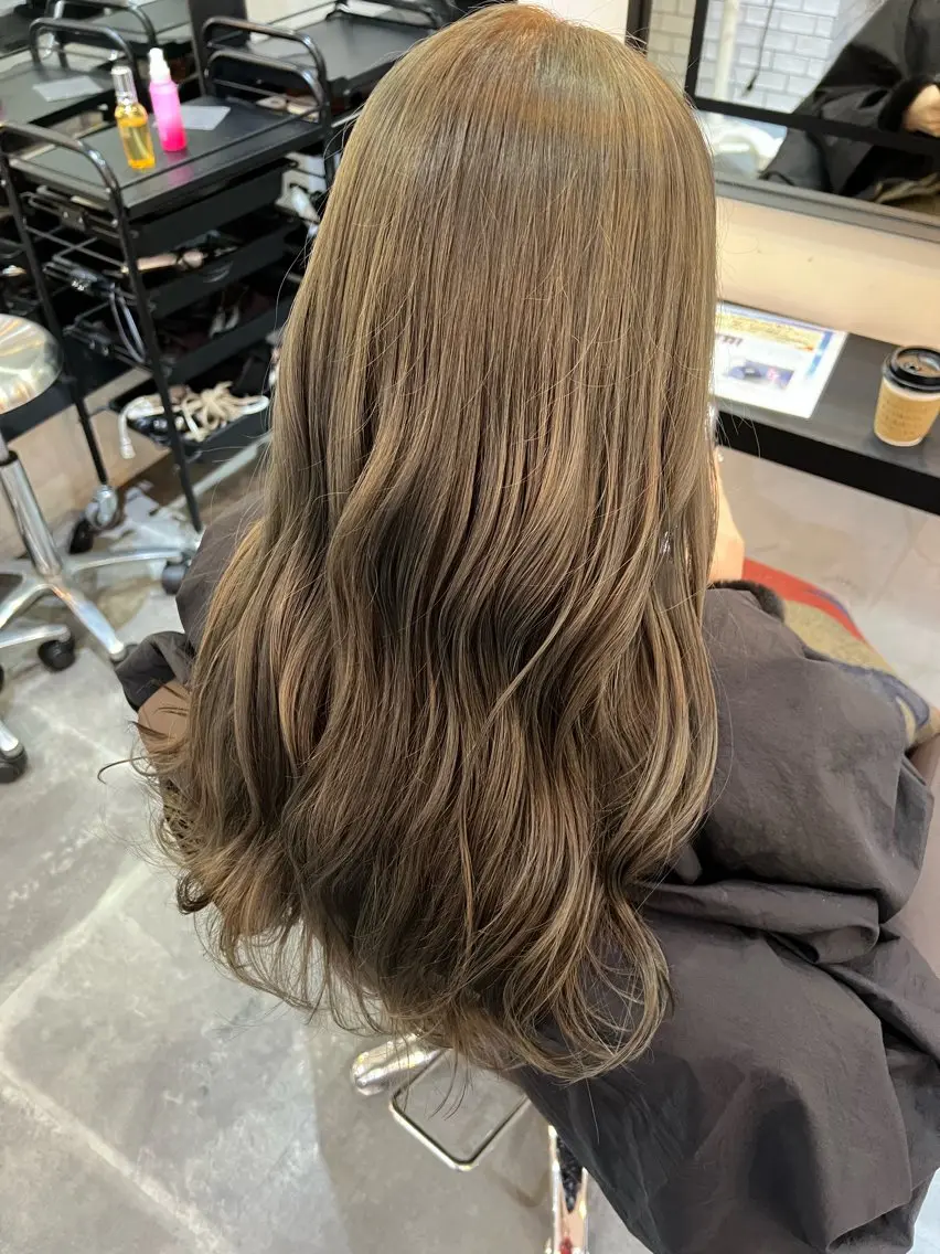 カラー ブリーチ ヘアカラー 🍒ボブカット/ moe🍒のヘアスタイル