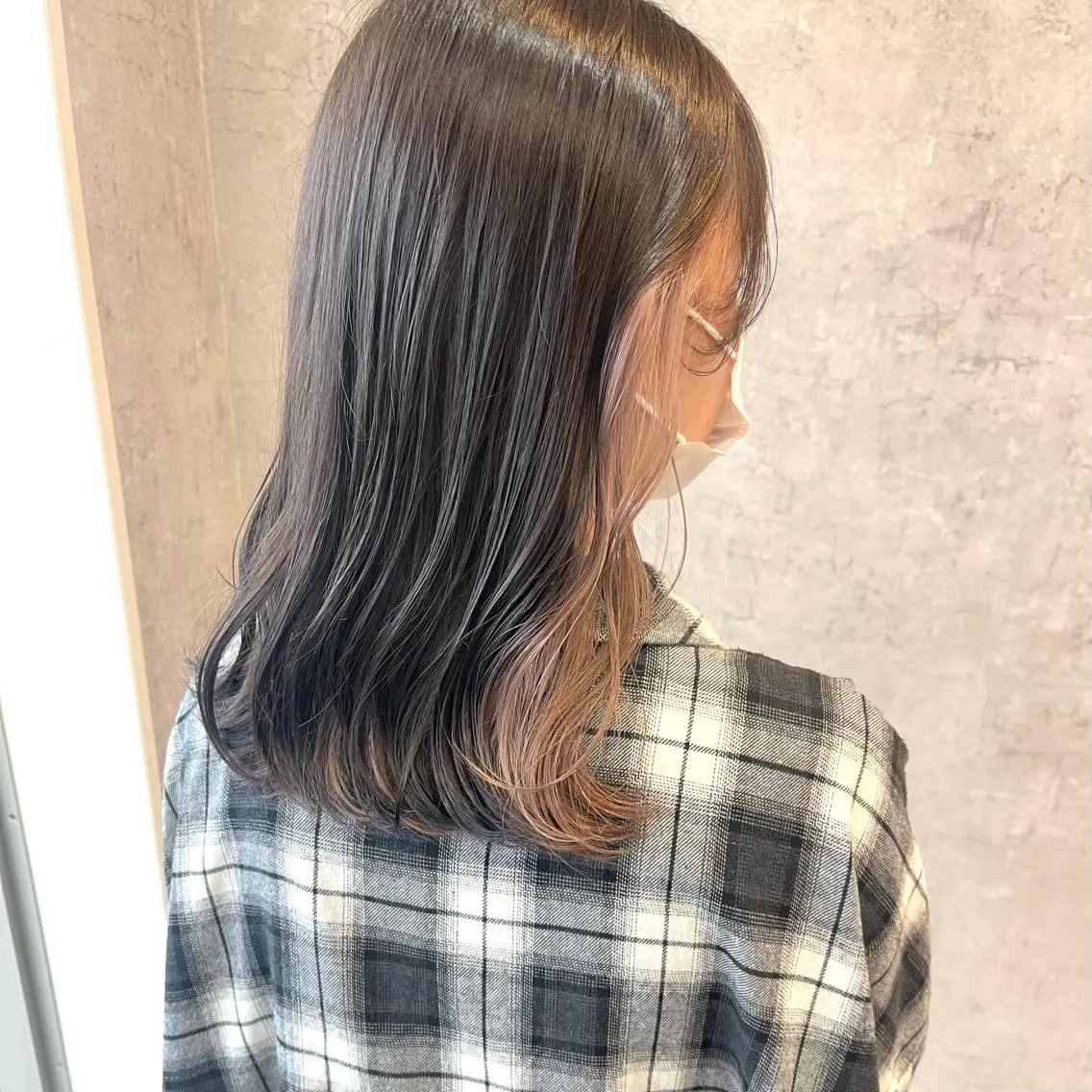 ミディアム カラー ヘアアレンジ アッシュ ヘアカラー 🌻あいり merci.🌻のヘアスタイル