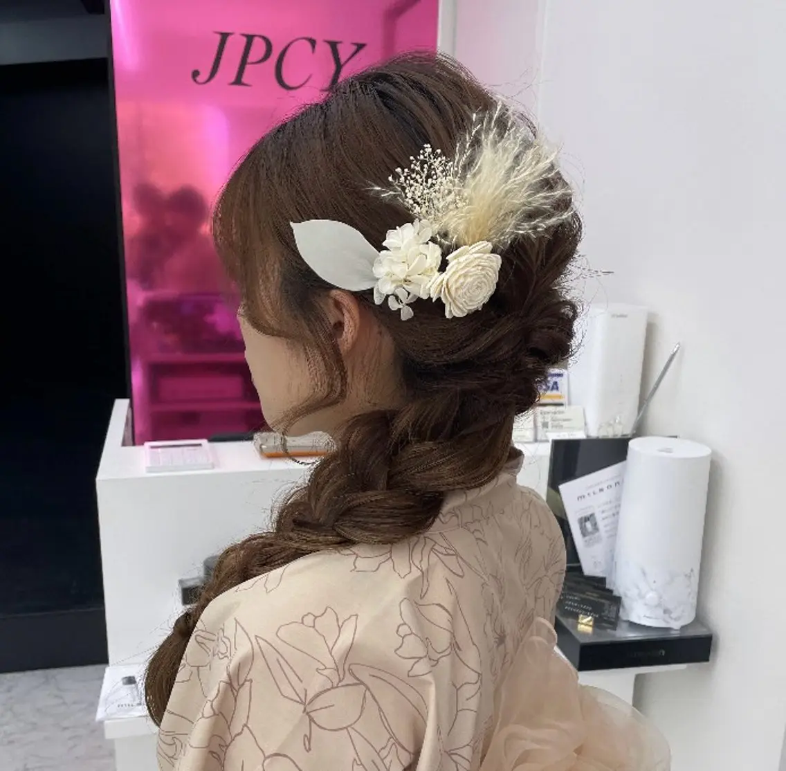 ヘアアレンジ 浴衣 JPCY MIRIYAのヘアスタイル