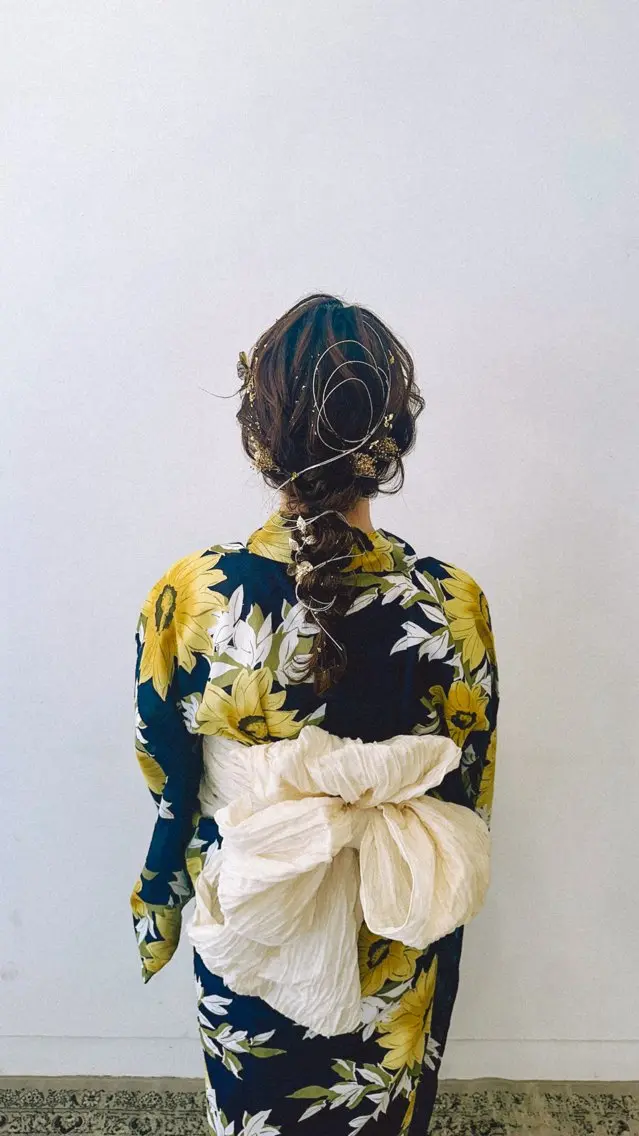 ヘアアレンジ ヘアメイク🌷 着付👘ハルのヘアスタイル