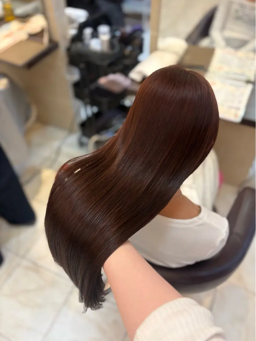 ロング カラー カット ヘアカラー トリートメント 🎀透明感カラー 🎀ナズナのヘアスタイル