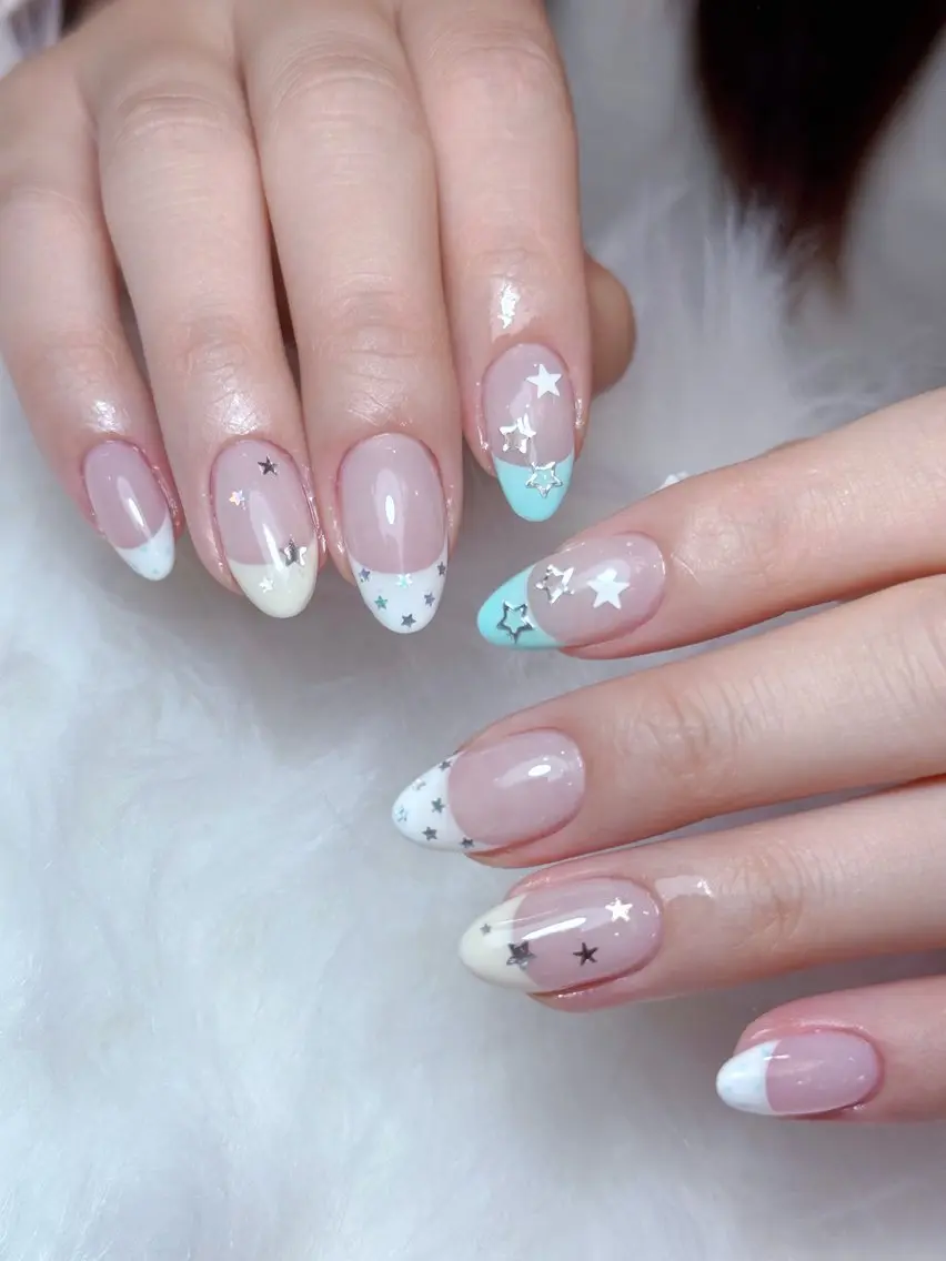 ネイル アートネイル ジェルネイル ニュアンスネイル シンプルネイル ネイルチップ ハンドネイル Lisa Nail Salonのネイルデザイン