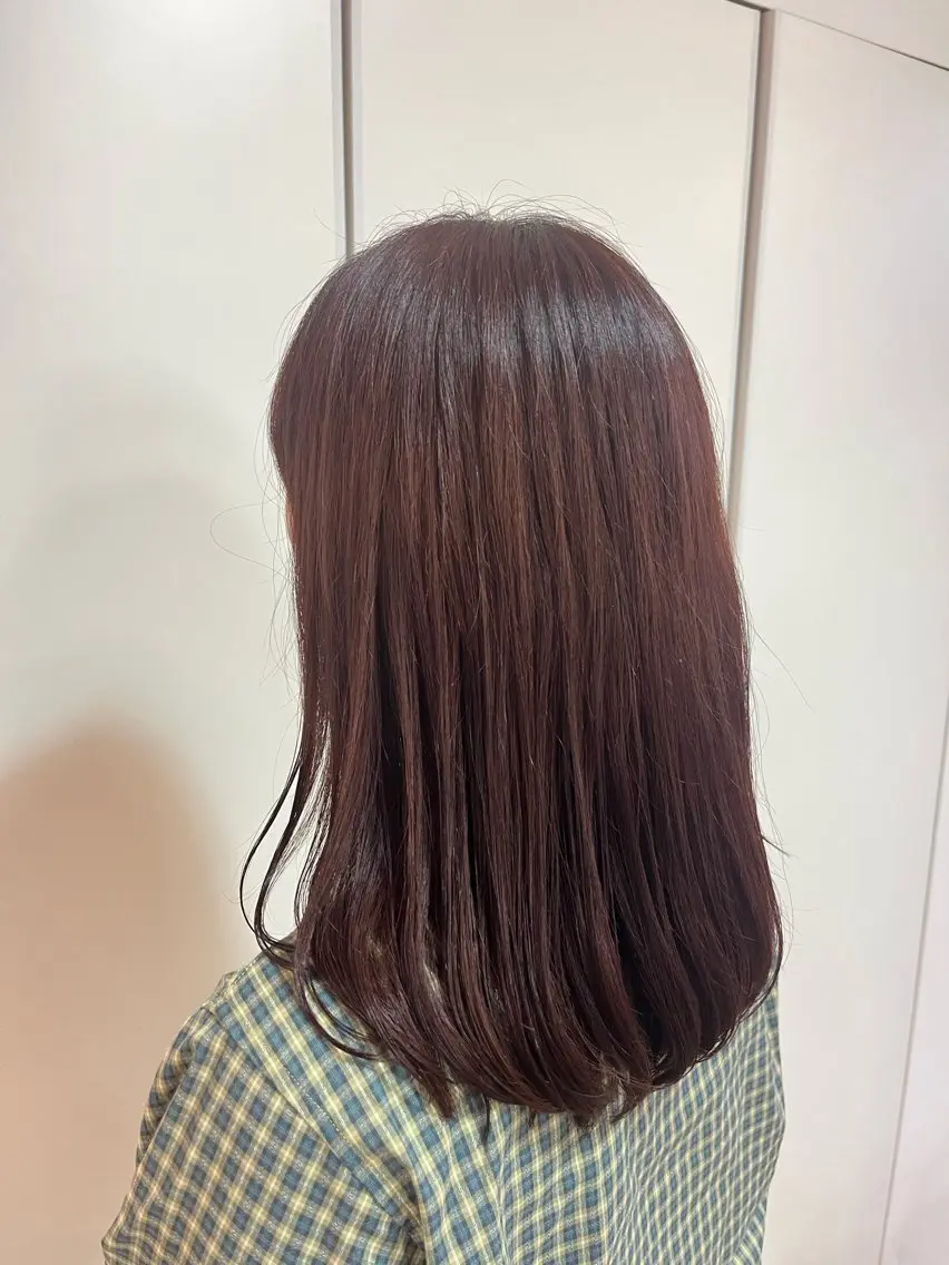セミロング カラー 大瀬 敬子🌿のヘアスタイル