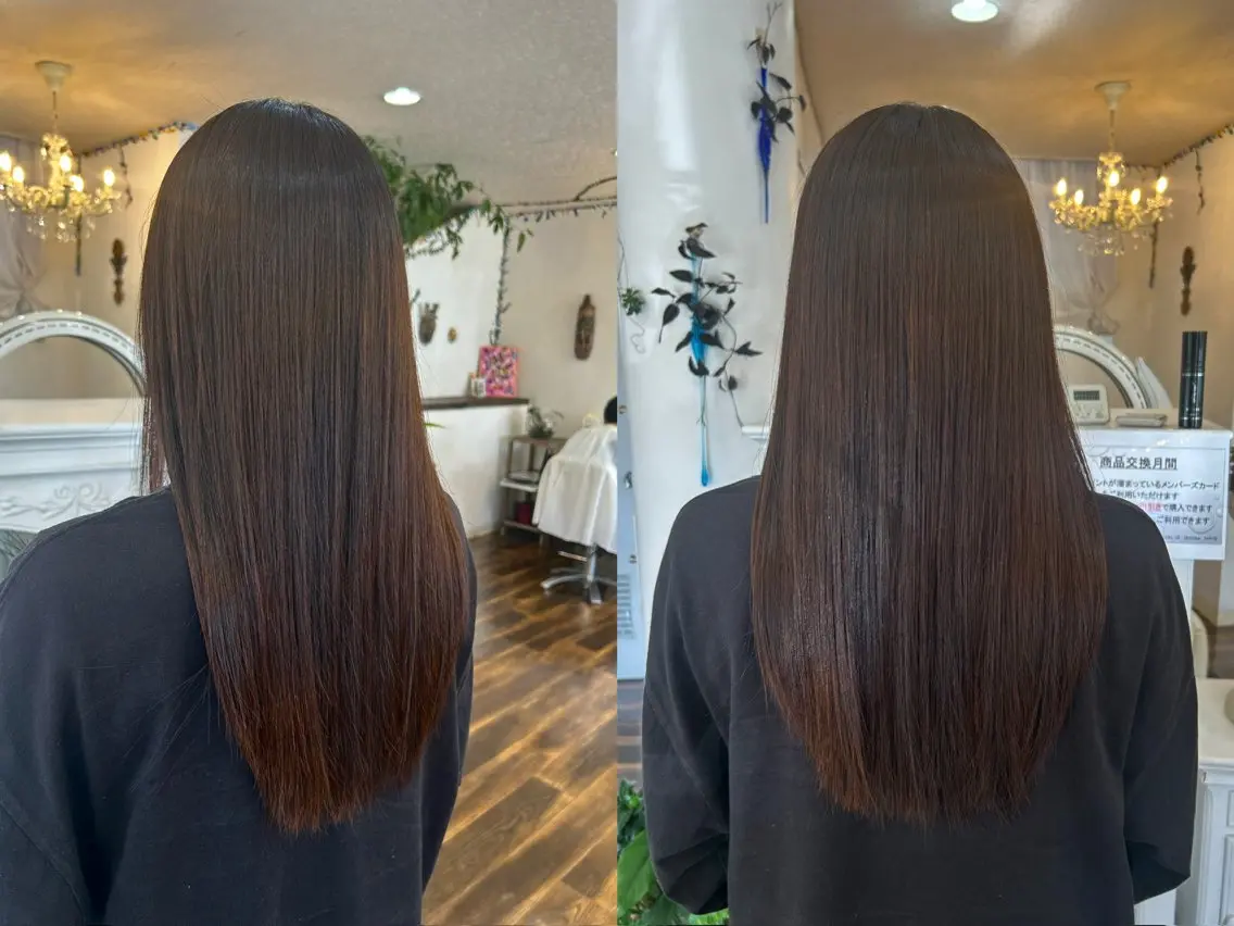 セミロング 大川 真矢のヘアスタイル