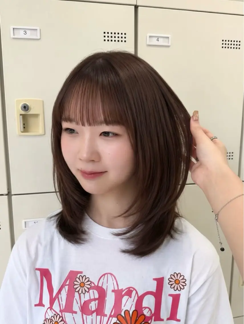 カラー カット ヘアカラー noa🎀美髪縮毛/ 透明感カラーのヘアスタイル