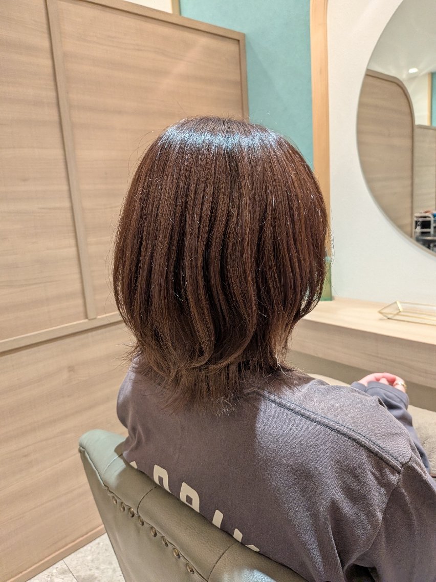 ミディアム ボブレイヤー ボブ レイヤーカット カット トリートメント モデル募集中🌴🌞 Rinka🌞🌴のヘアスタイル